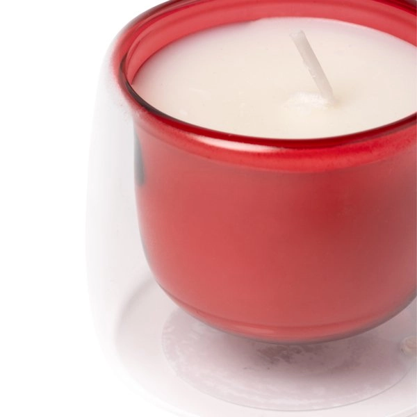 Immagine Candela profumata in un contenitore di vetro a doppio strato - FLORA
