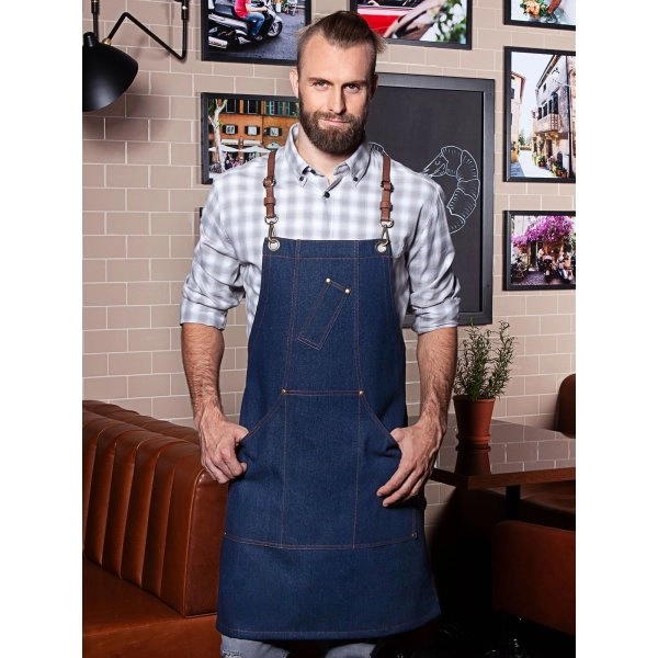 Bib Apron Denim X-Style