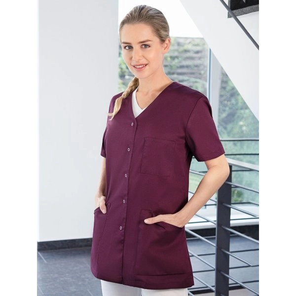 Ladies Work Smock With Press Studs - Essential