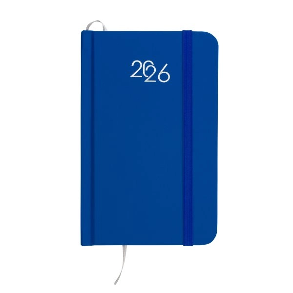 Agenda tascabile settimanale 2026, copertina rigida in cartoncino laminato