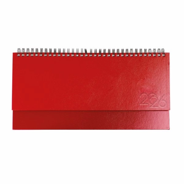 Immagine Agenda da tavolo settimanale 2026 con copertina in cartoncino laminato