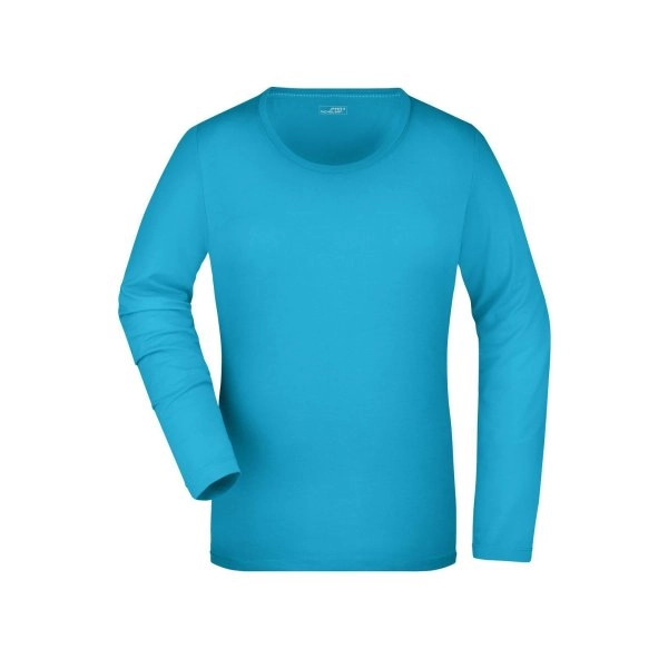 ladies-stretch-shirt-long-sleeved-turquoise-15.webp