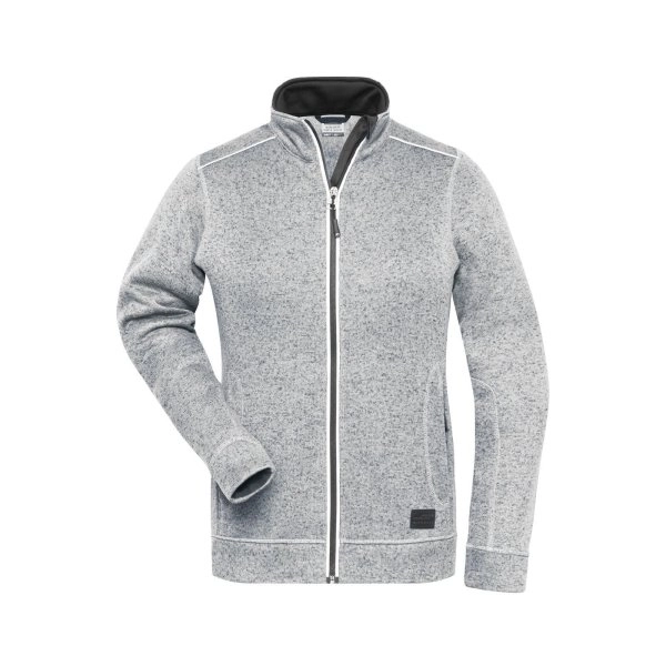 ladies-knitted-workwear-fleece-jacket-solid-white-melange-carbon-8.webp