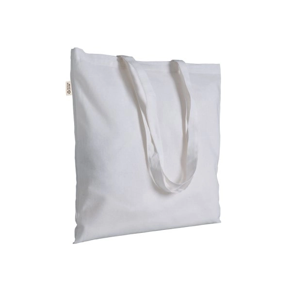 Immagine Borsa shopper a tinta unita in cotone riciclato da 220 g/m2