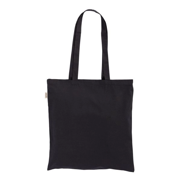 Immagine Borsa shopper a tinta unita in cotone riciclato da 220 g/m2