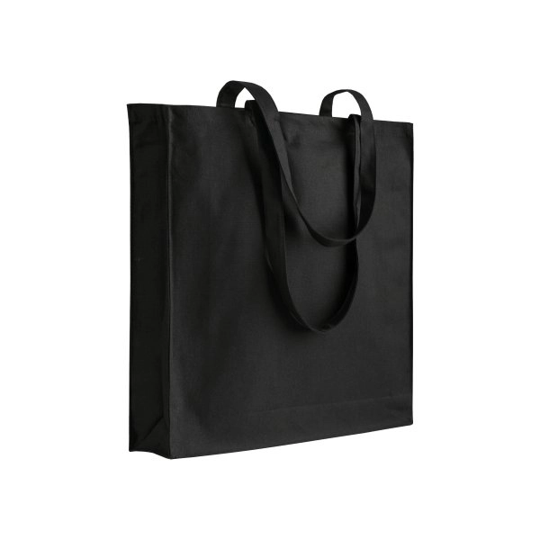 Immagine Borsa shopper a tinta unita in cotone riciclato da 280 g/m2