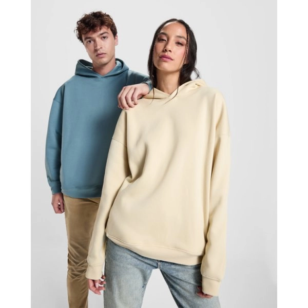 Immagine Felpa unisex oversize con cappuccio foderato - Otto