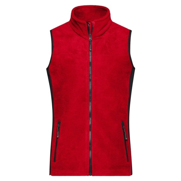 ladies-workwear-fleece-vest-strong-red-black-8.webp