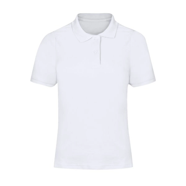 Immagine Polo Donna a maniche corte 180 g/m2 - Bianco Charles
