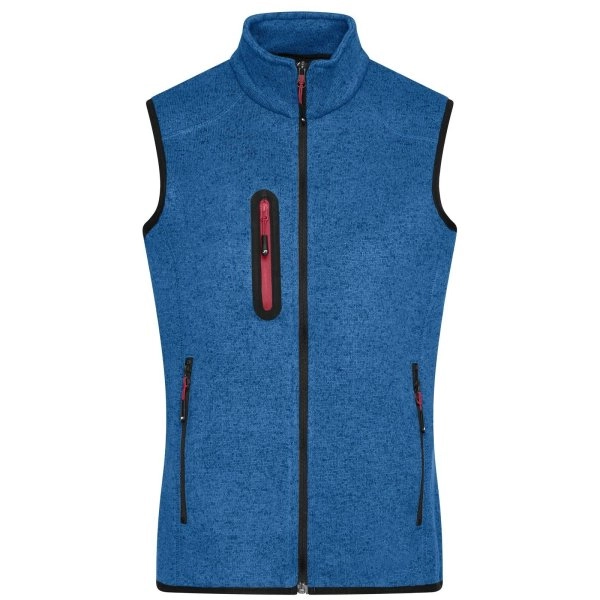 ladies-knitted-fleece-vest-royal-melange-red-9.webp