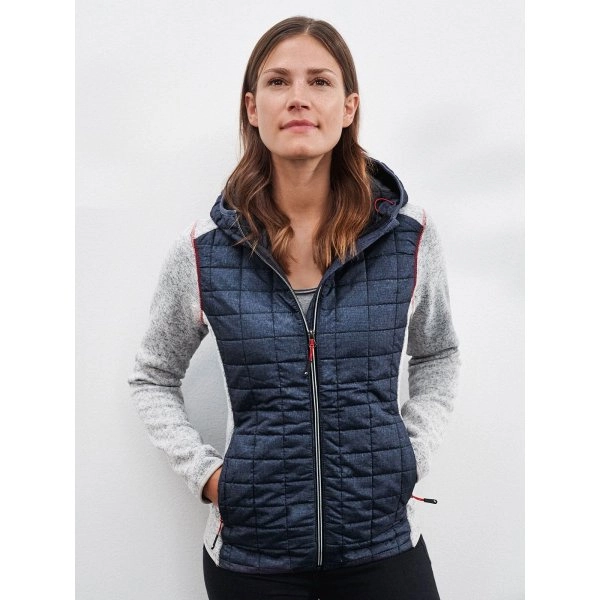 Ladies' Knitted Hybrid Jacket