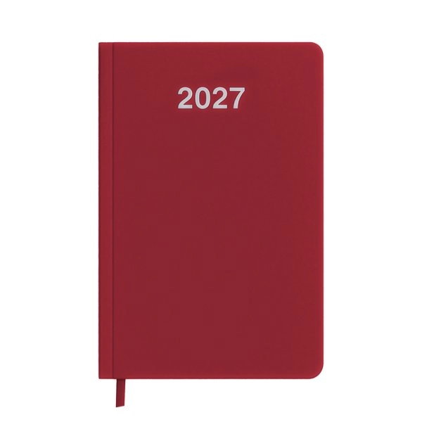 Immagine Agenda giornaliera 2027. Copertina rigida in cartoncino laminato opaco.