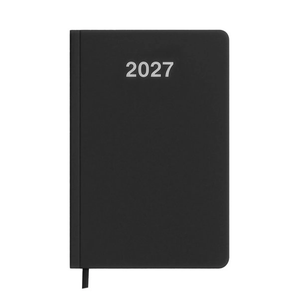 Immagine Agenda giornaliera 2027. Copertina rigida in cartoncino laminato opaco.