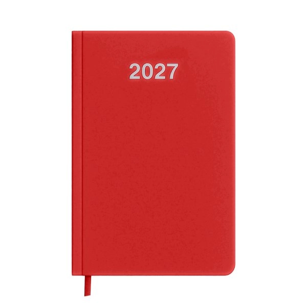 Immagine Agenda giornaliera 2027. Copertina rigida in cartoncino laminato opaco.