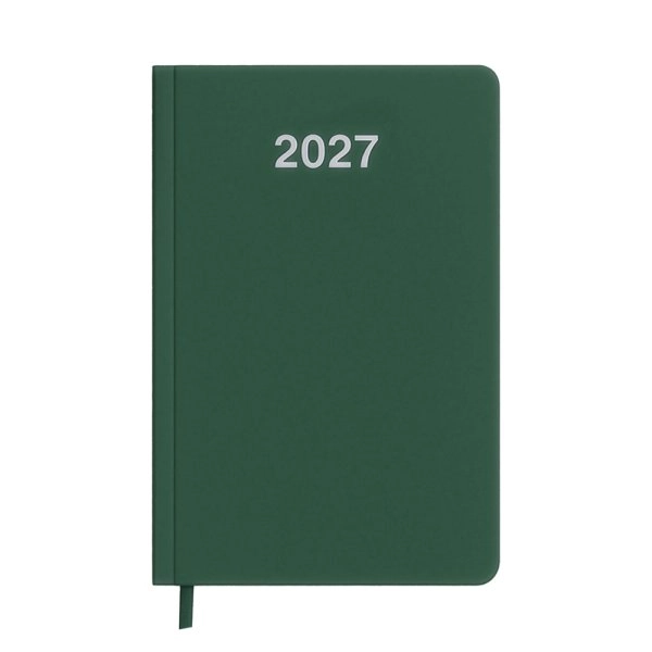 Immagine Agenda giornaliera 2027. Copertina rigida in cartoncino laminato opaco.