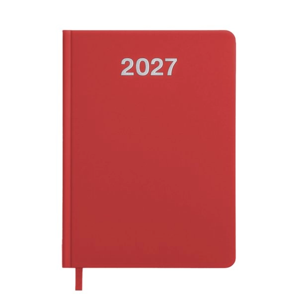 Immagine Agenda giornaliera 2027. Copertina rigida in cartoncino laminato opaco.