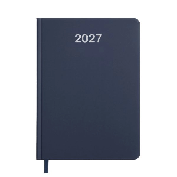 Immagine Agenda settimanale 2027. Copertina rigida in cartoncino laminato opaco.