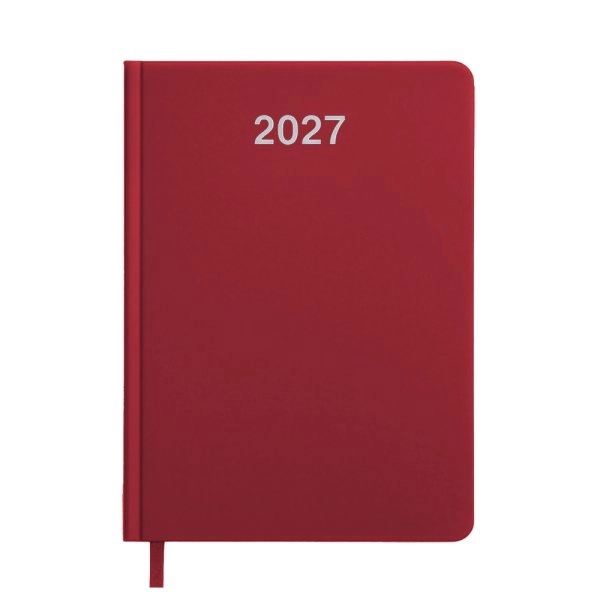 Immagine Agenda settimanale 2027. Copertina rigida in cartoncino laminato opaco.