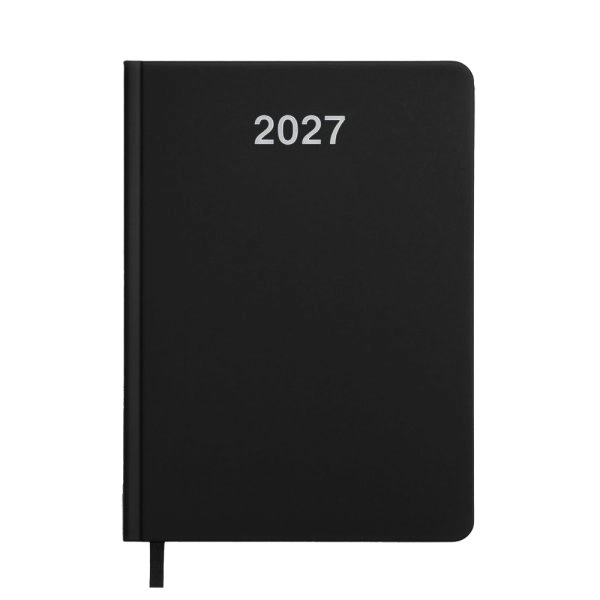 Immagine Agenda settimanale 2027. Copertina rigida in cartoncino laminato opaco.