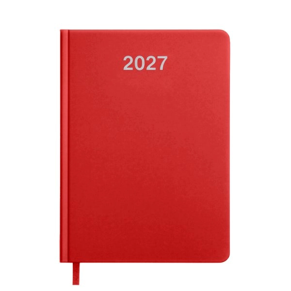 Immagine Agenda settimanale 2027. Copertina rigida in cartoncino laminato opaco.