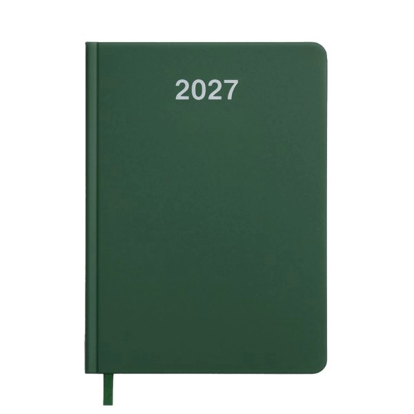 Immagine Agenda settimanale 2027. Copertina rigida in cartoncino laminato opaco.