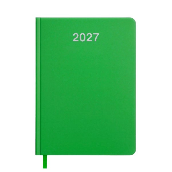 Agenda settimanale 2027. Copertina rigida in cartoncino laminato opaco.