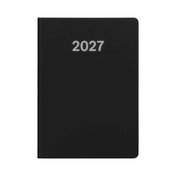 Immagine Agenda settimanale 2027. Copertina flessibile in soft PU e bordo pagine colorato