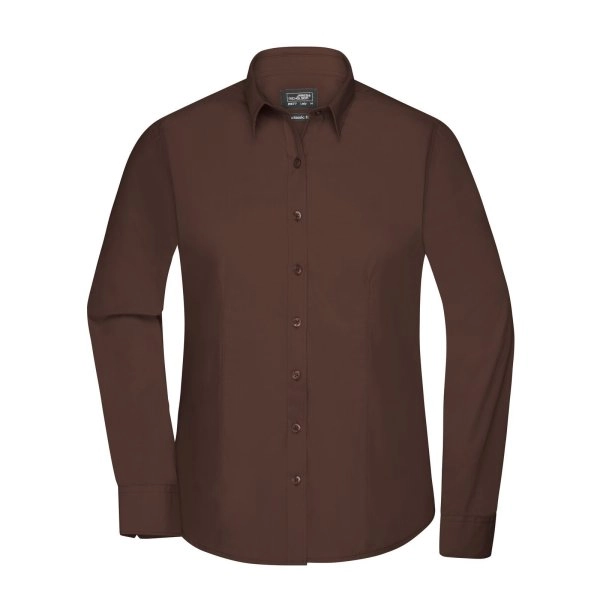 ladies-shirt-longsleeve-poplin-brown-11.webp