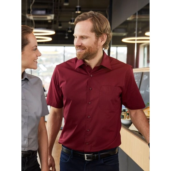 Men's Business Shirt Shortsleeve