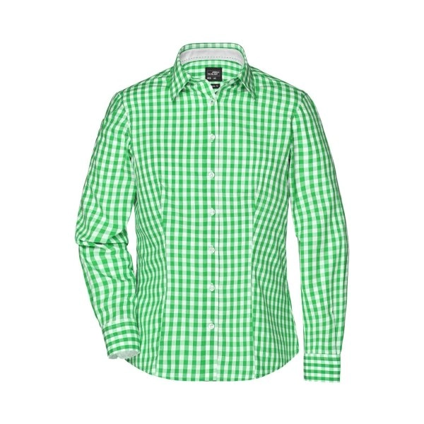 ladies-checked-blouse-green-white-10.webp