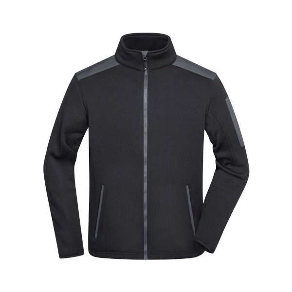 mens-knitted-fleece-jacket-black-carbon-6.webp