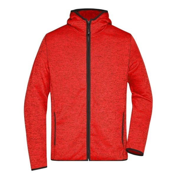 mens-knitted-fleece-hoody-red-melange-black-8.webp