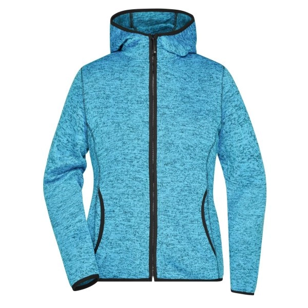 ladies-knitted-fleece-hoody-blue-melange-black-12.webp