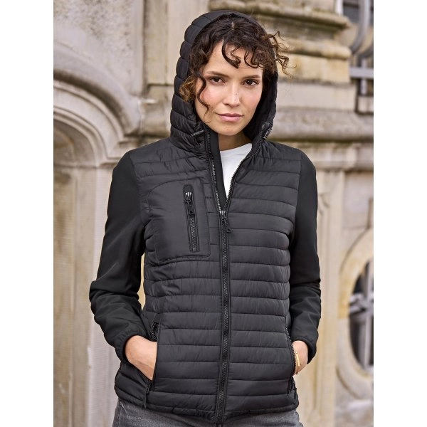 Ladies Hooded Crossover Jacket