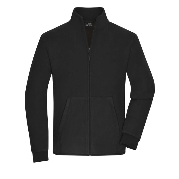 mens-bonded-fleece-jacket-black-dark-grey-9.webp