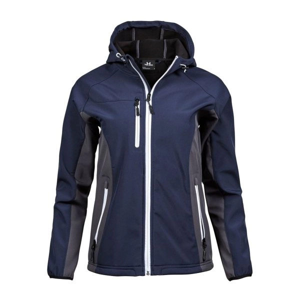 Ladies Hooded Lightweight Performance Softshell