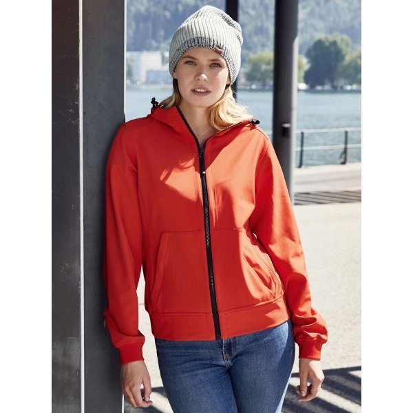 Ladies' Hooded Softshell Jacket