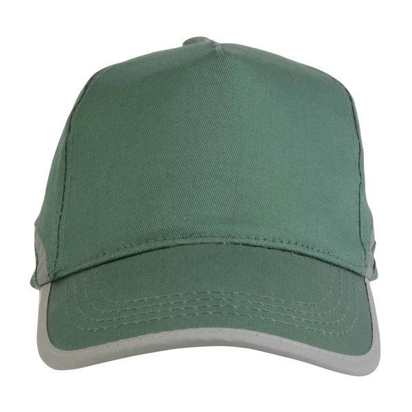 cappellino-ad-alta-visibilita-in-cotone-5-pannelli-con-bande-e-chiusura-catarifrangenti-verde-4.webp