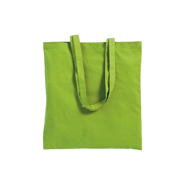 Immagine Shopper con soffietto in cotone 220 g/m2, manici lunghi
