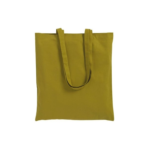 Immagine Shopper con soffietto in cotone 220 g/m2, manici lunghi