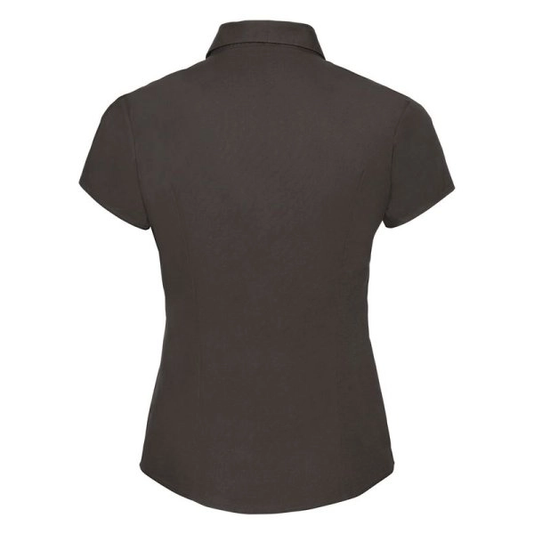 ladies-short-sleeve-easy-care-fitted-shirt-chocolate-12.webp