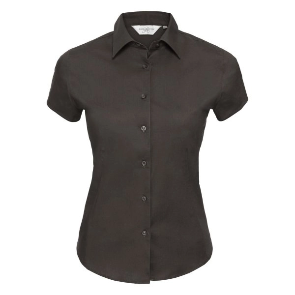 ladies-short-sleeve-easy-care-fitted-shirt-chocolate-9.webp