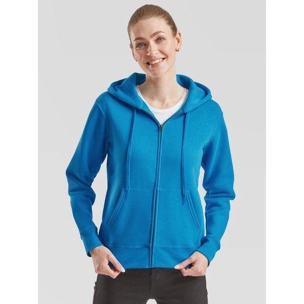 Ladies Premium Hooded Sweat Jacket