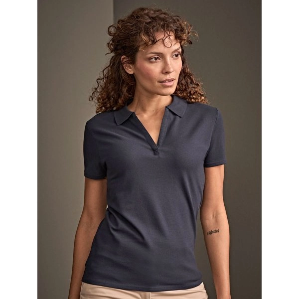 Women Luxury Stretch V Polo