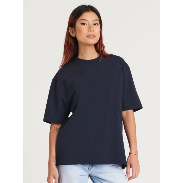 T-shirt oversize in cotone riciclato