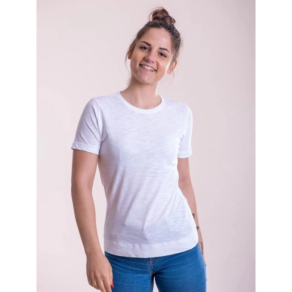 T-shirt donna slub