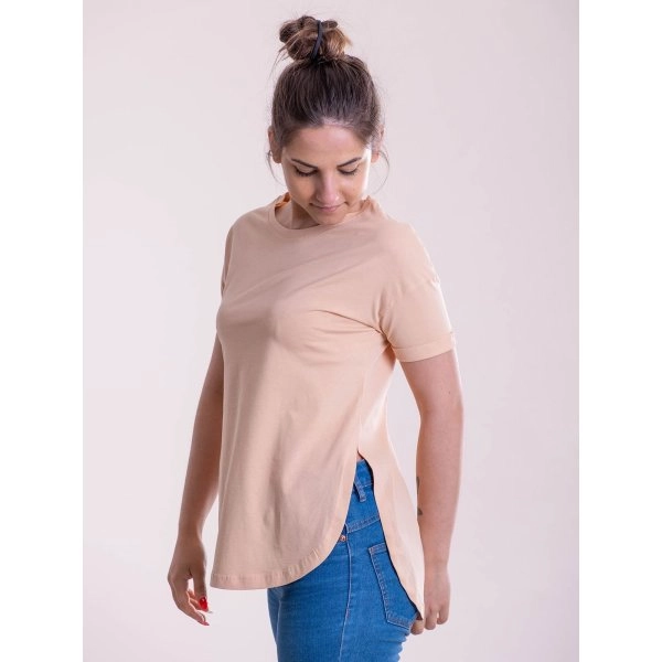 T-shirt girocollo donna manica corta