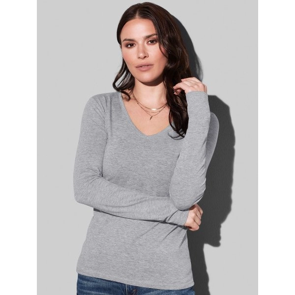 Claire V-Neck Long Sleeve