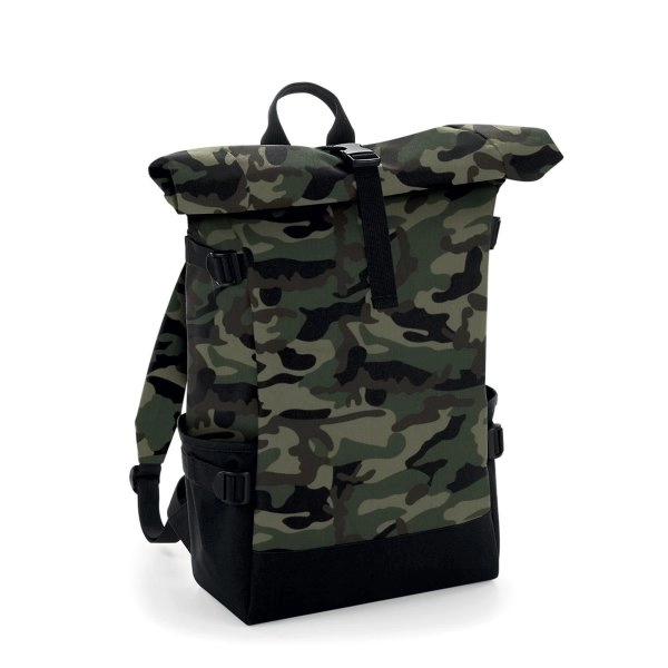 Block Roll-Top Backpack