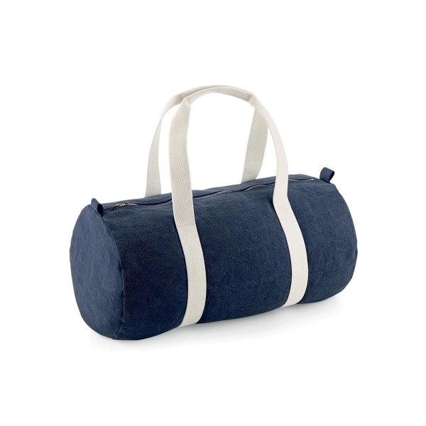 Denim Barrel Bag